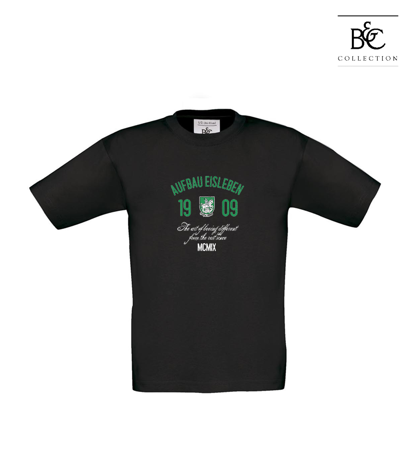B&C Kinder T-Shirt Black "Isack"